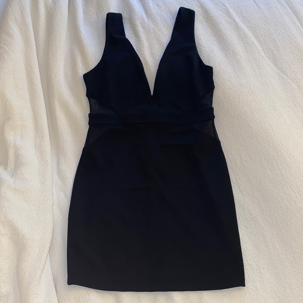 black low cut lulus dress